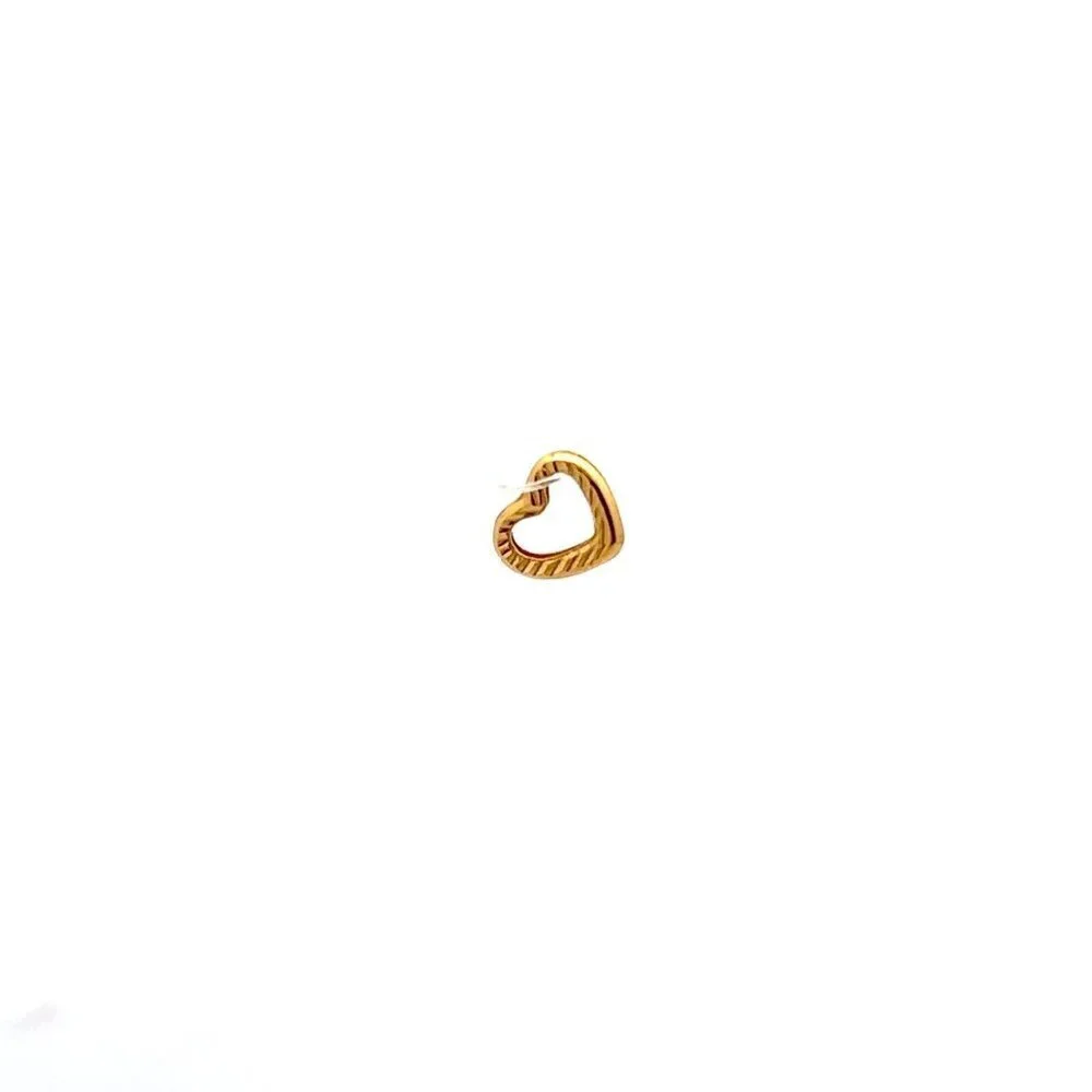 18K Gold Pendant Charm Very Very Tiny - Picture 6 of 9